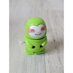 Green sloth wind up toy figures zoo animal